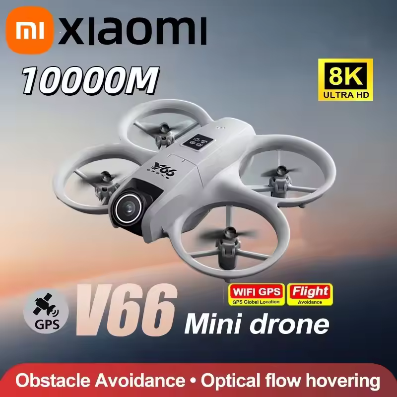 샤오미 V66 미니 드론 8K 카메라
