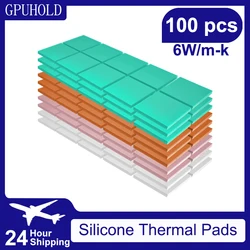 Thermal Conductive Silicone Pads M.2 SSD NVMe NGFF Thermal Pad for PC Laptop PlayStation5 Ps5 Heatsink/GPU/CPU/LED Graphics Card