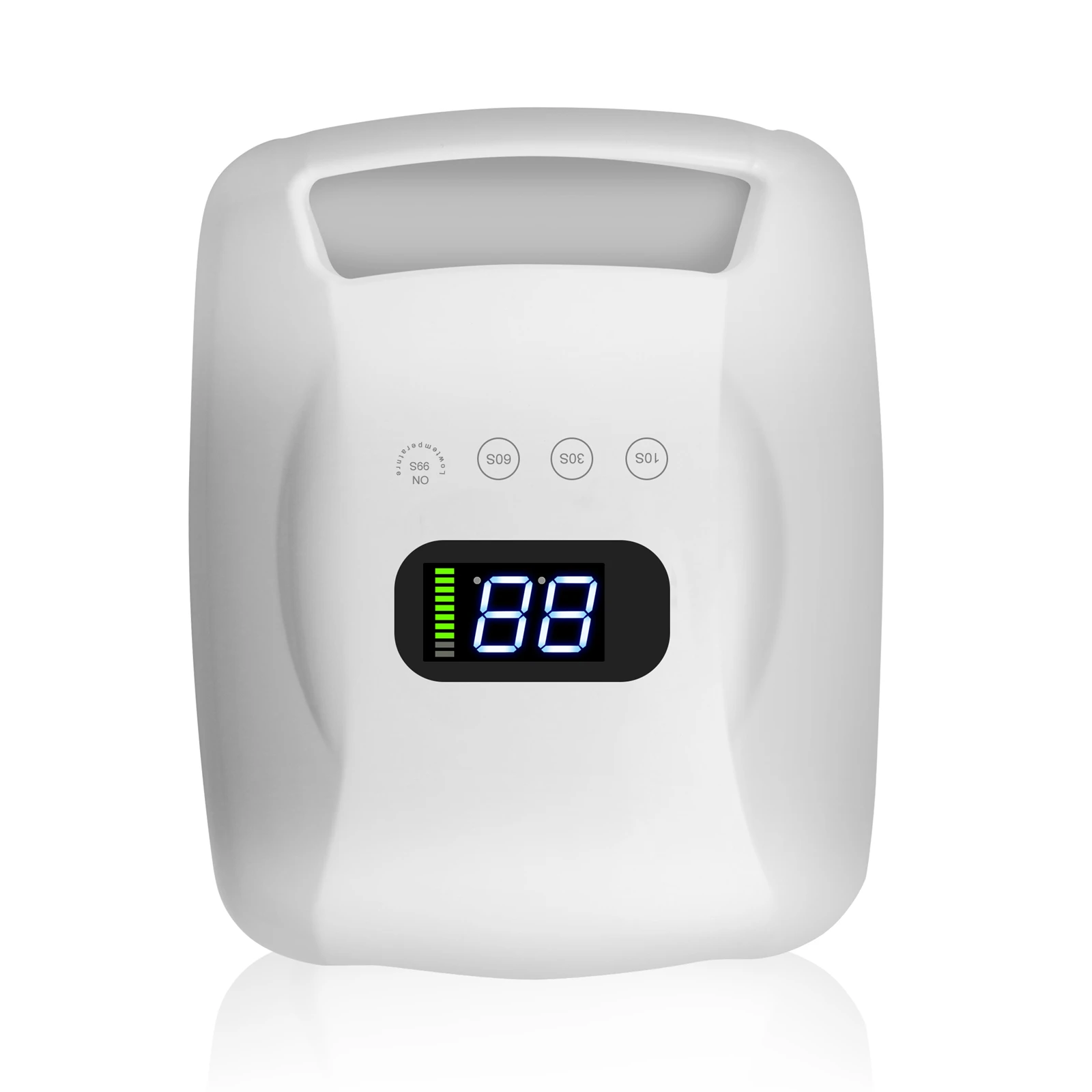 Koele vorm nieuw product hoog vermogen maximale batterijcapaciteit werktijd 12 uur draadloos rood licht 96 W UV LED-nagellamp