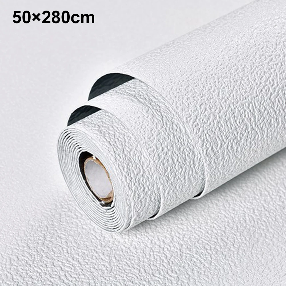 Wall Stickers 3D Foam Waterproof Moisture-Proof Wallpaper Roll Self-Adhesive Soundproof Decor for Bedroom Living Room