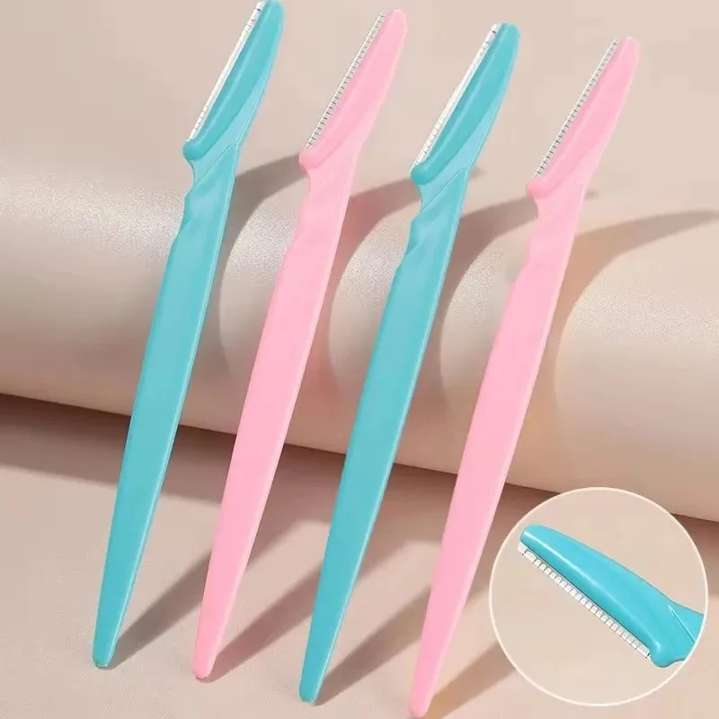 5pcs 스테인레스 스틸 눈썹 트리머 샤프 스크래쳐 눈썹 스크레이퍼 눈썹 트리머 메이크업 및 눈썹 수리 도구