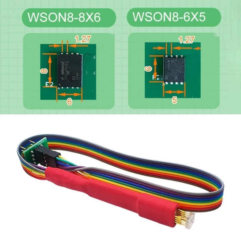

Программирование цепей чип-зонда WSON8/6 для USB-программатора, совместимость D2RC