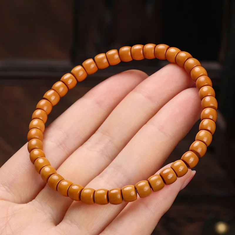 

Wild Olive Nut Nuclear Tip Carved Monkey Straight CutBeads Walnut Bracelet Single Circle Men's Women's Rosary