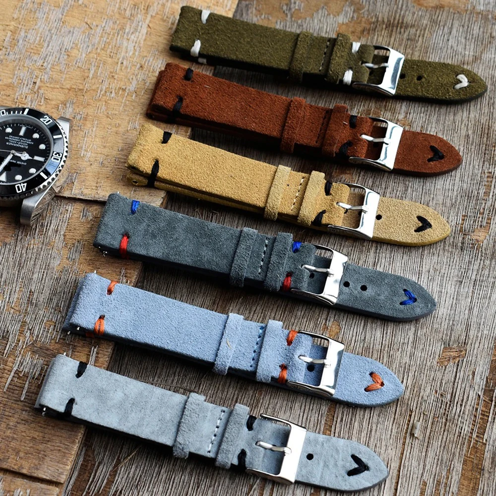 Suede Strap Watch - Bracelets de montre en cuir suédé