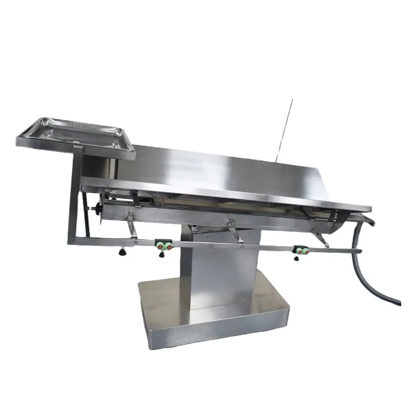 

Pet Supplies Stainless Steel Electric Lift V-shaped Pet Vet Operation Table Used Veterinary Surgery Table