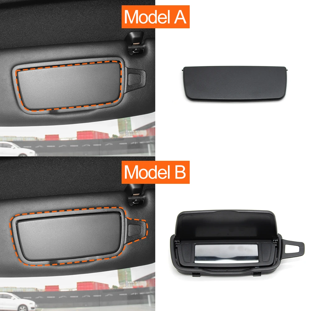 Car Left Right Makeup Vanity Sun Visor Mirror Cover For Porsche Boxster Cayman 981 982 Carrera 911 Traga GT3 991 992 982857551