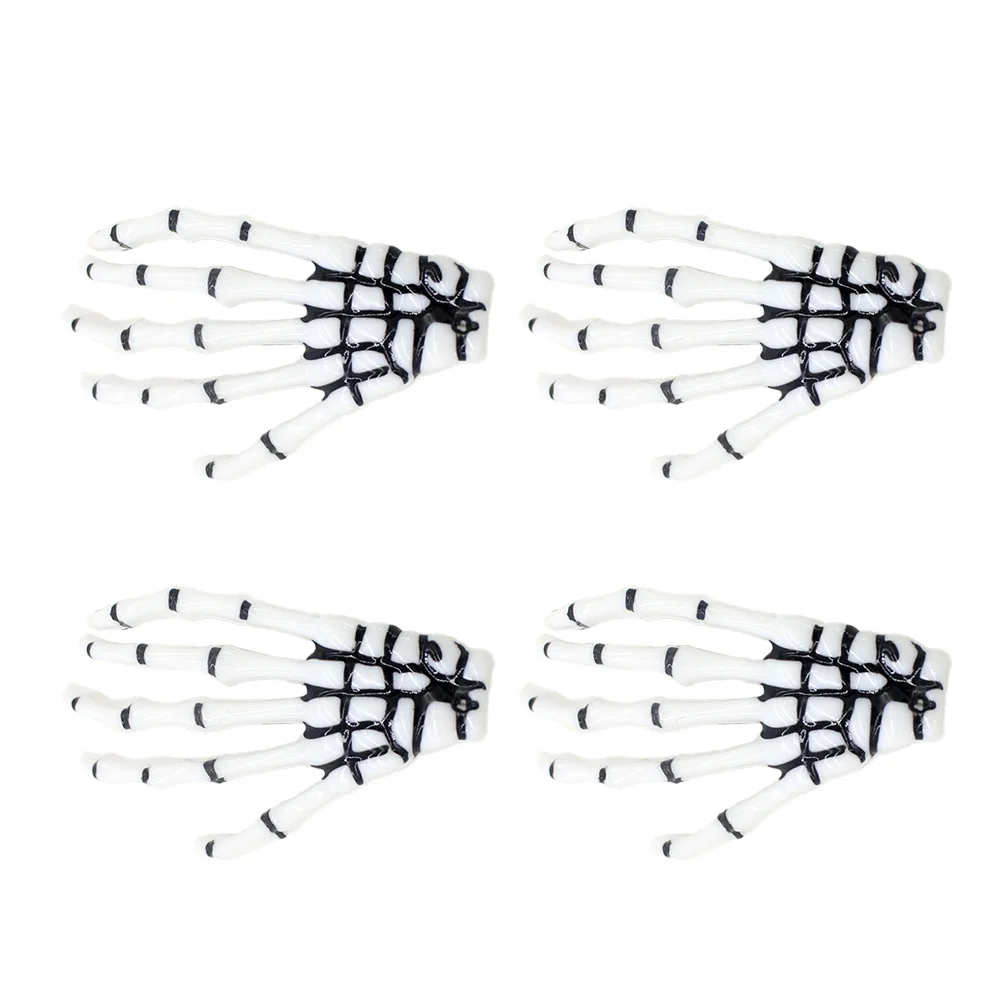 

4Pcs Plastic Hand Hairpin Halloween Costume Accessory for and Adults Easy to Clip on Fun Party Night