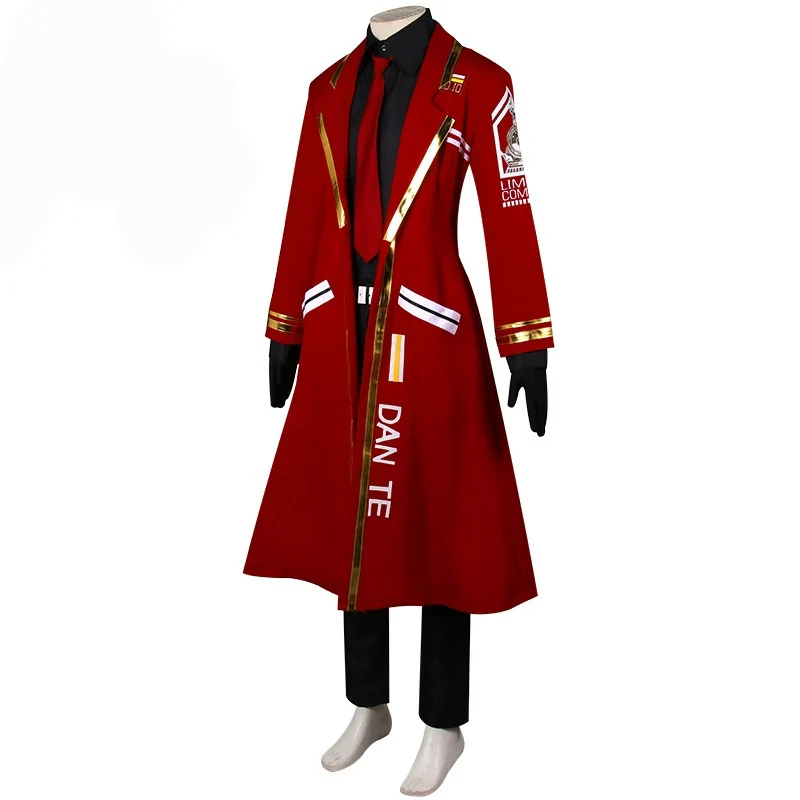 Game Limbus Company DAN TE Cosplay Unisex Halloween Uniforms Costume(not mask)