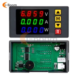 BM730 DC7V~30V Voltmeter Ammeter Tester with Buzzer Alarm Range 100V 10A 1000W Voltage Current Tester Power Meter