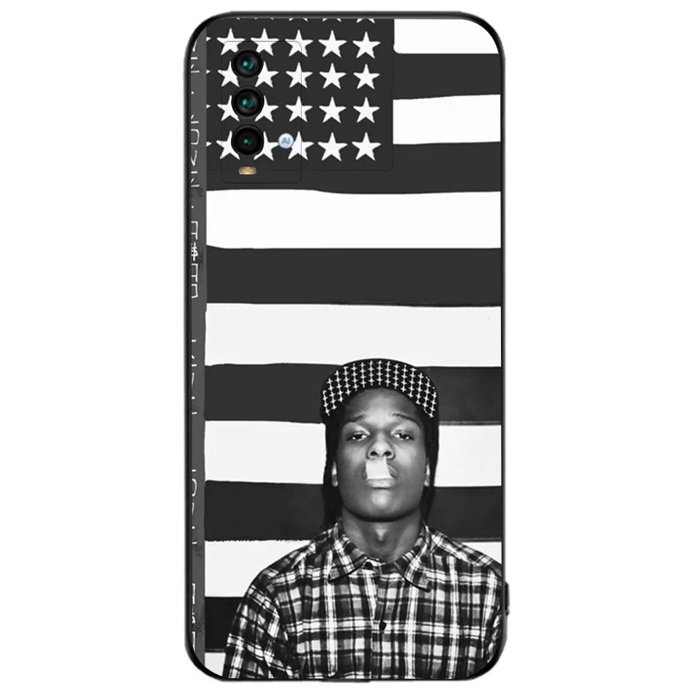 A-Asap Rocky Rapper Phone Case For Xiaomi 11 Redmi Note 11 5G 8T 9A 9 10T Note8Pro Note9 12SUltra Black Case