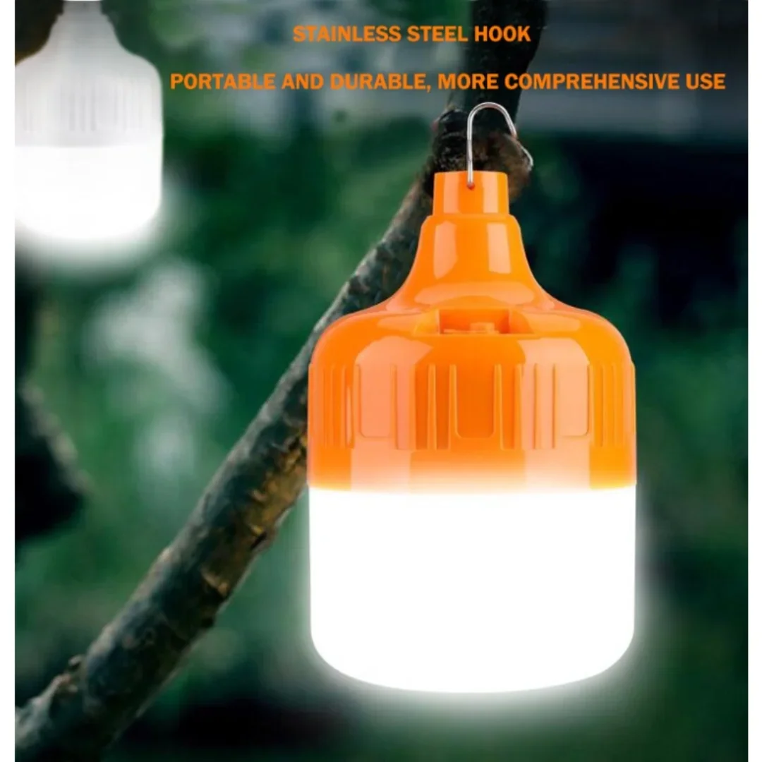 

Solar LED Emergency Light, Portable Camping Light Bulb Emergency Lighting Flashlight Lights Outdoor Picnics Hanging Tent Light