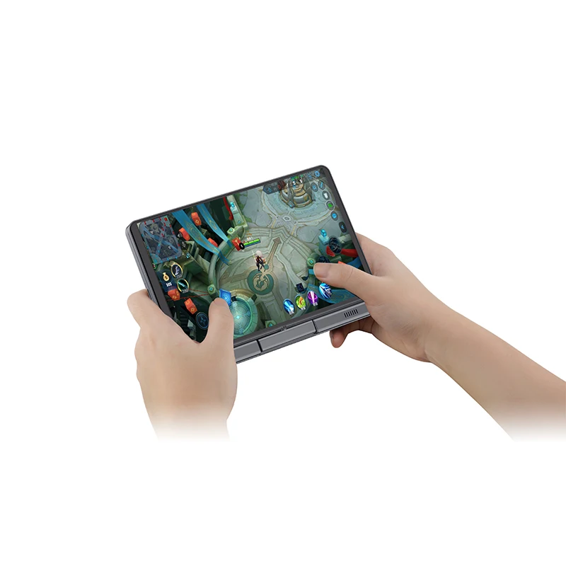 Tableta portátil 2 en 1 de bolsillo de 8 pulgadas, procesador de cuatro núcleos N100, portátil con pantalla giratoria DDR5 de 12GB