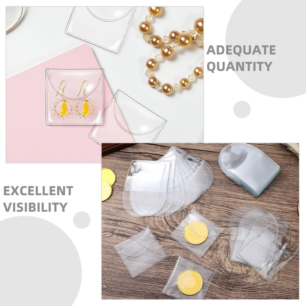 50 шт. сумка для хранения монет, коллекционные принадлежности, держатель для коллекционеров, держатели из ПВХ