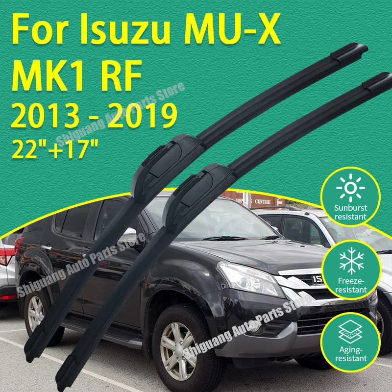 

Передние стеклоочистители с силиконовым покрытием для Isuzu MU-X MK1 RF 2013-2019, автомобильные щетки для лобового стекла, аксессуары 2014 2015