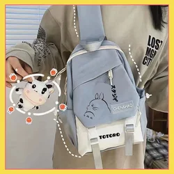 Totoro cartoon anime diagonal cross bag casual men and women college students shoulder bag fashionable chest bag gift