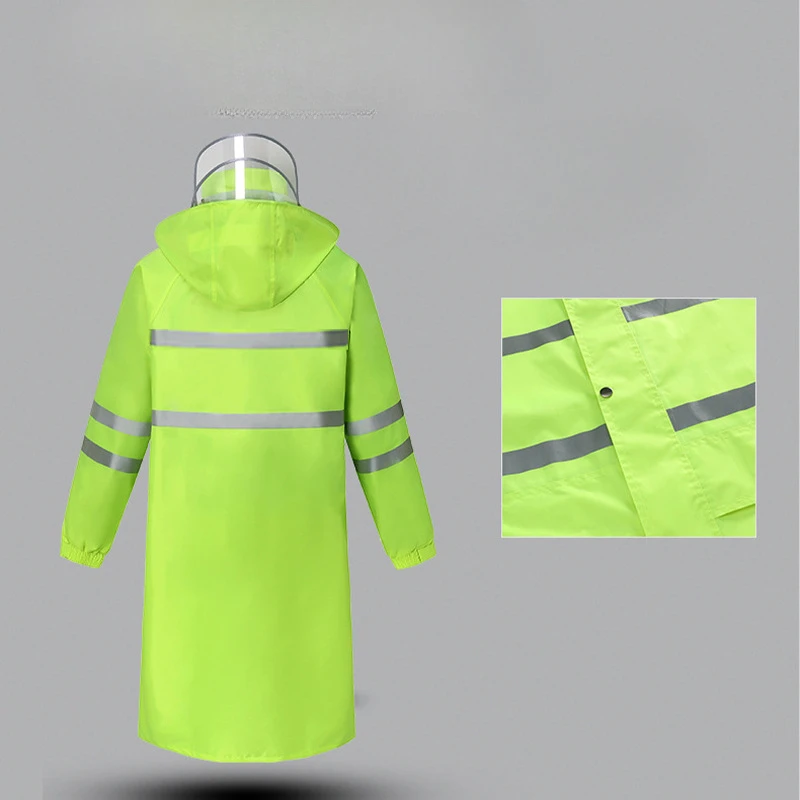 Raincoat Lengthened and Thickened Outdoor Sanitation Commuter Traffic Duty Fishing Clothing Labor Protection Raincoat