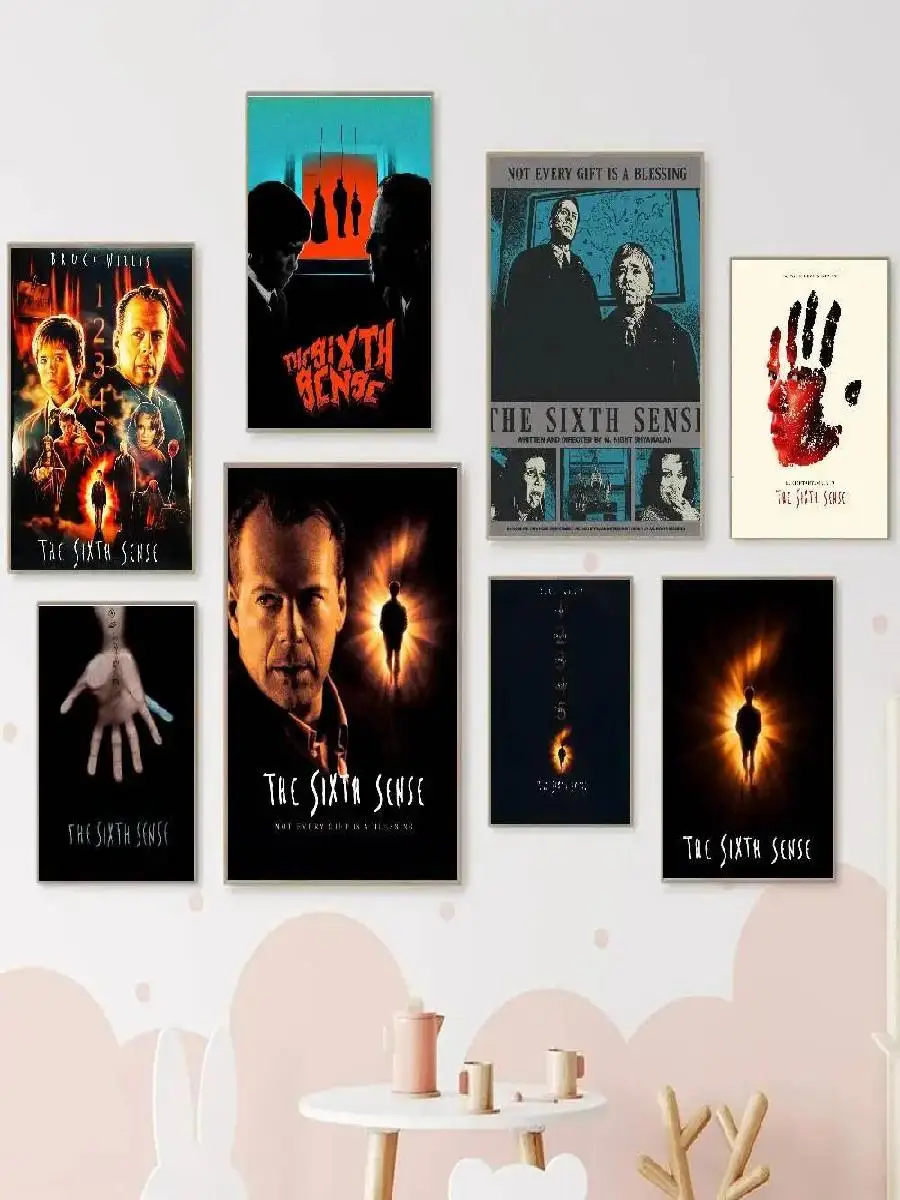 ملصق جدار الفن لفيلم The Sixth Sense لديكور المنزل وغرفة المعيشة والمطبخ والمطعم اللوحة الرقمية #2