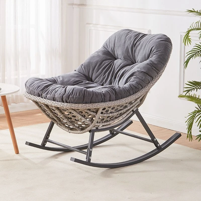 

Swinging lounge chair, balcony, home leisure, lazy person, outdoor sofa, living room, adult rattan weaving