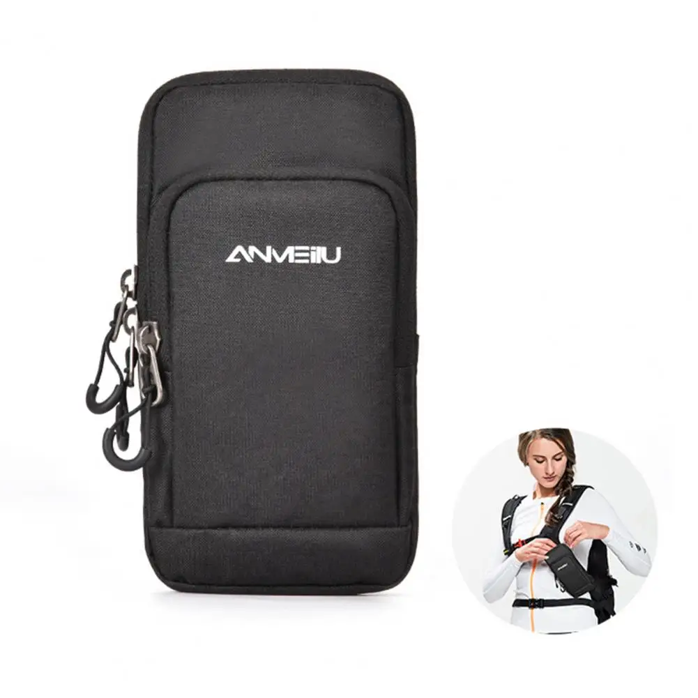 Cell Phone Pouch Polyester Cloth Phone Pouch Fastener Type Breathable  Universal Smartphone Bag Belt Holder Case