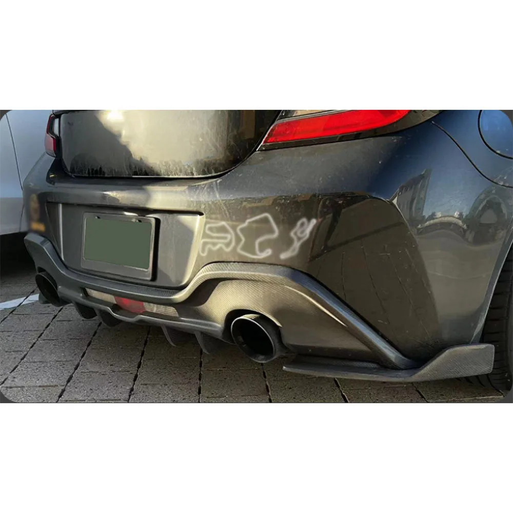 

Carbon Fiber Rear Splitters for Toyota GR86 Subaru BRZ 2022 2023 FRP Car Styling Accessories Body Kits Rear Flaps Apron
