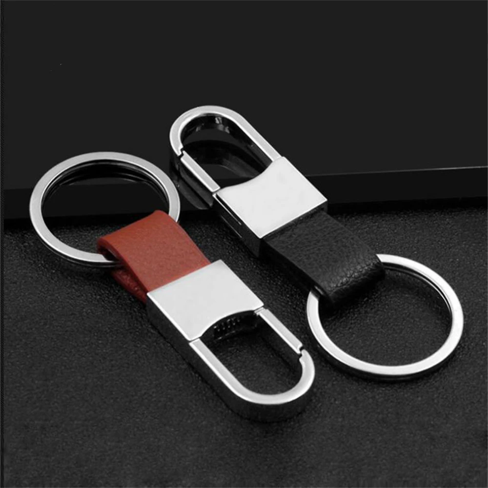 

Fashion Leather Key Chain New Men Waist Hanging Keyring Best Gift Car Key Holder Jewelry wholesale