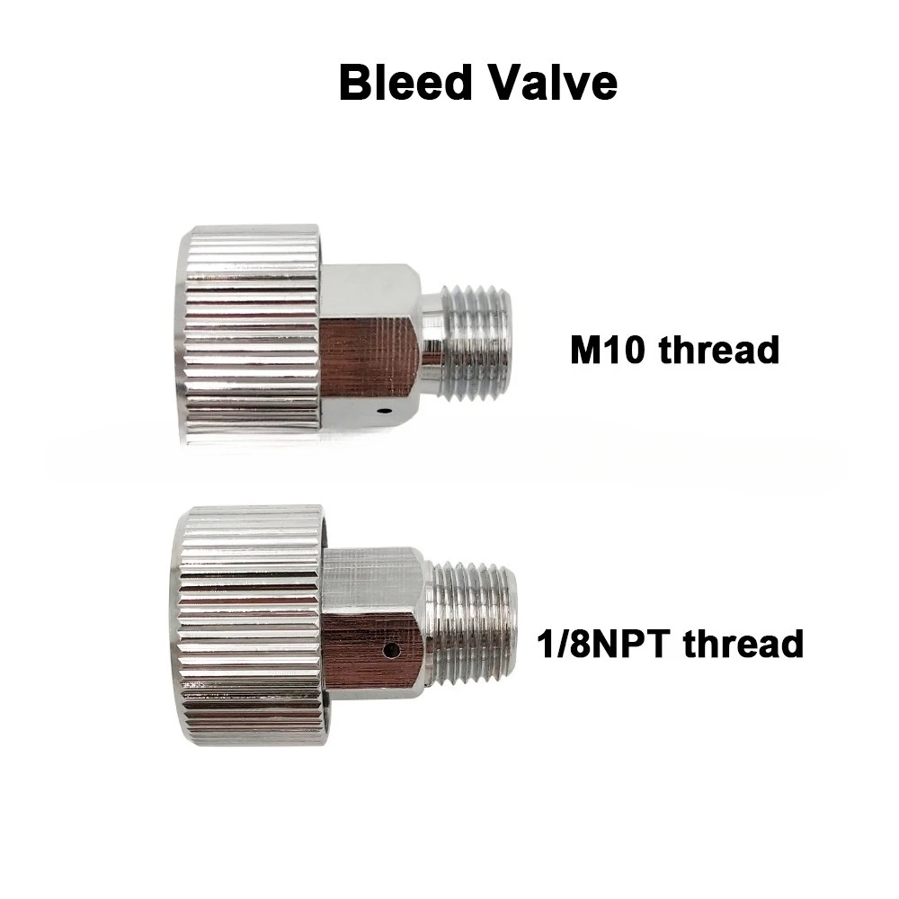 

Винт для выпуска воздуха M10 1/8 дюйма NPT с резьбой для пневматических фитингов, аксессуары Sodastream