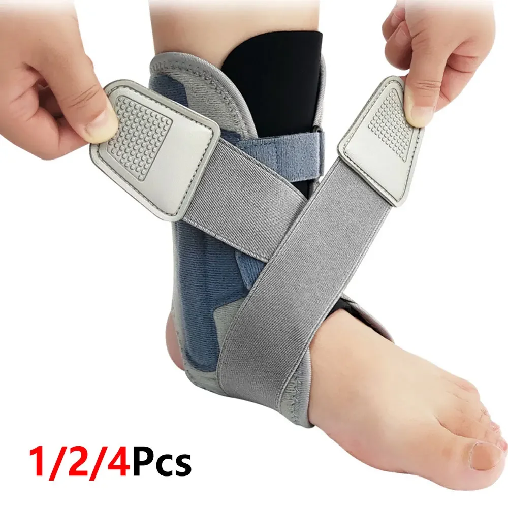 1/2/4Pcs Ankle Brace with Side Stabilizers, Adjustable Breathable Ankle Support with Aluminum Stays for Basketball Sports Women