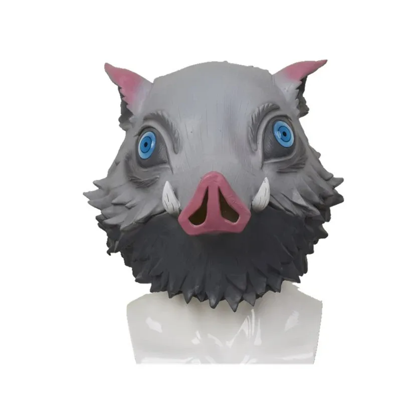 

CyDevil Hunter Hashibira Inosuke Маска Шлем Косплей Капюшон Волосы Свинья Маска Головные Уборы Хэллоуин Карнавальный Костюм Опора