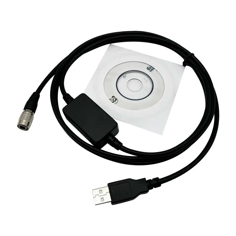 6 Pins USB Data Cable for Gowin South Total Station Fit PC Win7 8 10 System USB Download Cable Surveying Tool