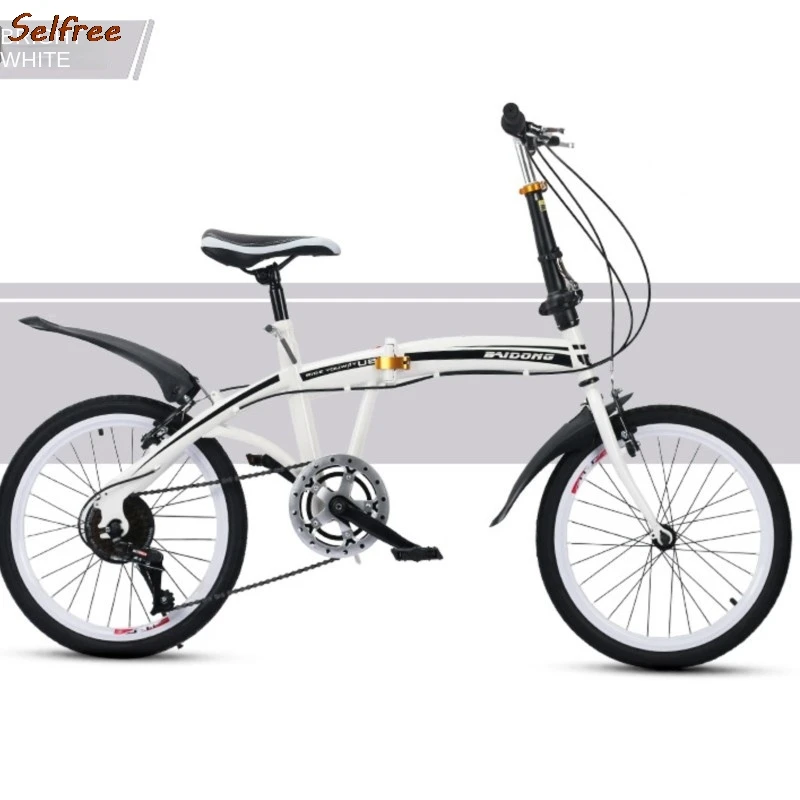 

Selfree 20 Inch Portable Foldable Adult Bicycle Disc Brake Variable Speed Road Bike Customized For Children's Mountain Bikes