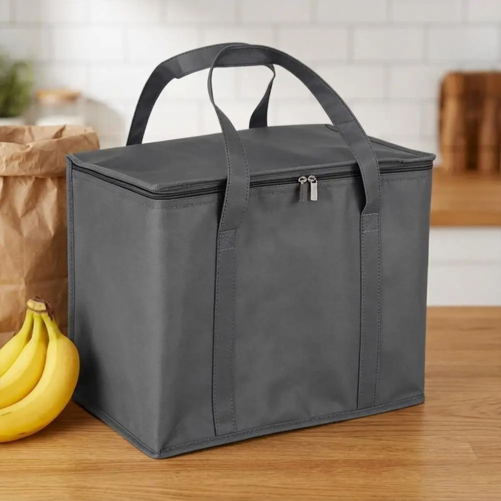 Portable Large Food Delivery Insulated Bags Pizza Takeaway Thermal Warm Cooler Bag Camping Box Thermal Bag Picnic Drink Carrier