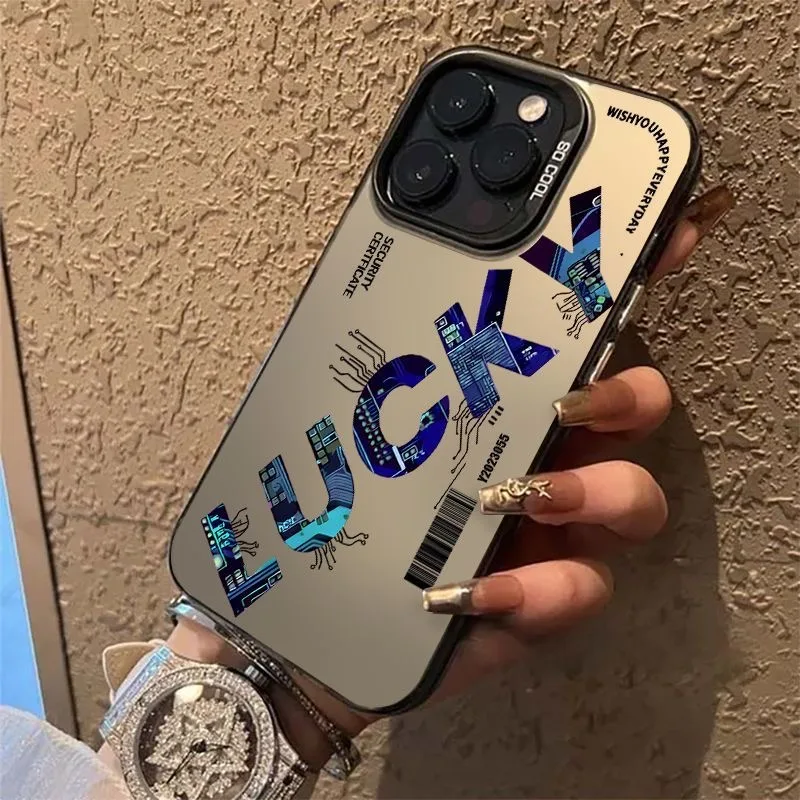 

Luxury Circuit Lucky Phone Case for Samsung Galaxy S26 S25 S24 S23 S22 S21 S20 Note20 FE Ultra Edge Plus 4G 5G Anti Fall Cover