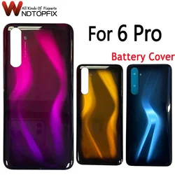 6.6'' New For Realme 6 Pro Battery Cover Rear Housing Glass Case For RMX2061 RMX2063 Back Cover Replace For Realme 6Pro Housing