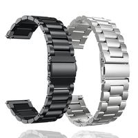 22mm 20mm Metal Stainless Steel Strap For TicWatch Pro 3 Ultra GPS Smart Watch Band For TicWatch GTH 2/E3/GTX Watchband Bracelet