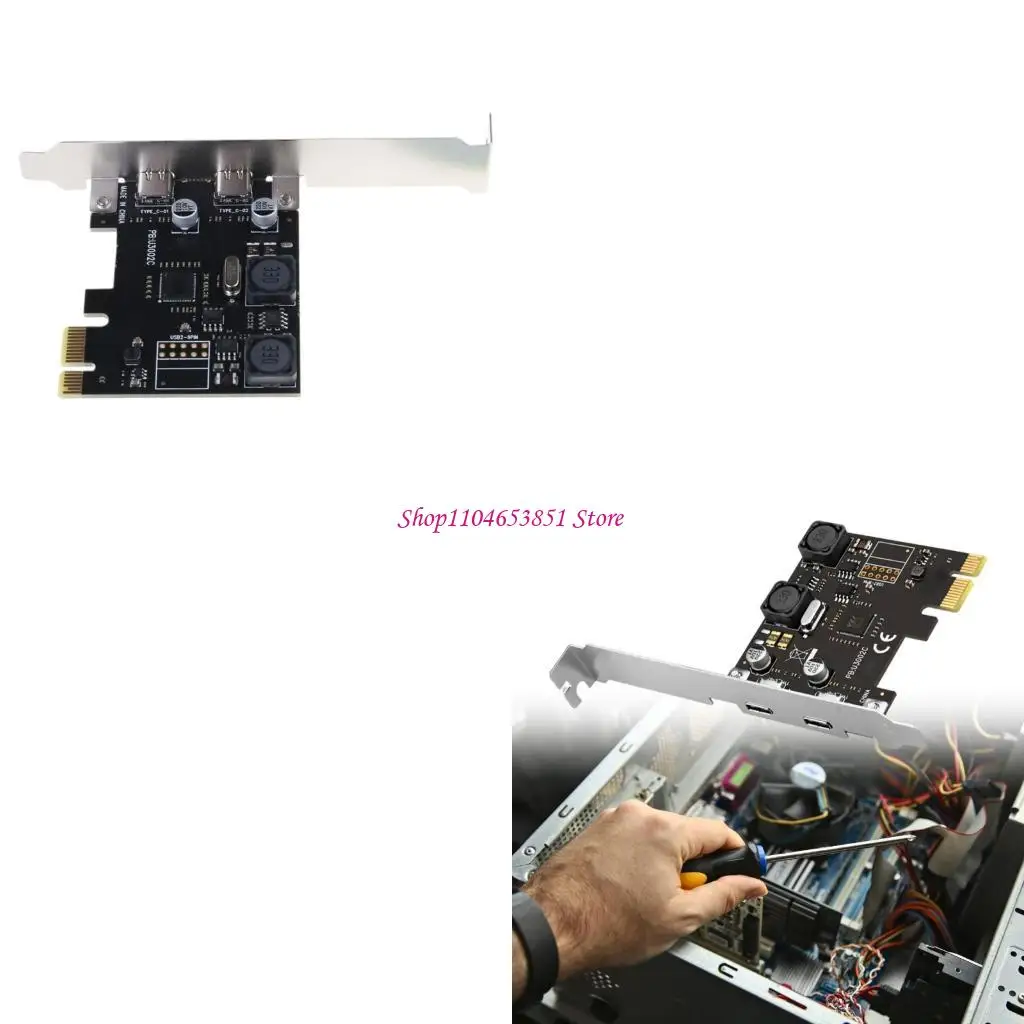 Desktop USB 3.1 Expansion Card With USB C associations Enables UASP Mode 