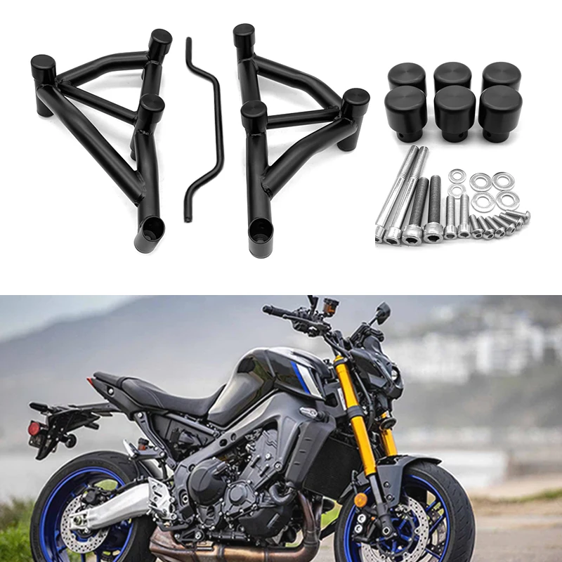 MT-09 SP Motorcycle Frame Protection Bumper Accessories Engine Guard Highway Crash Bar Fit for Yamaha MT09 SP FZ09 2021-2024