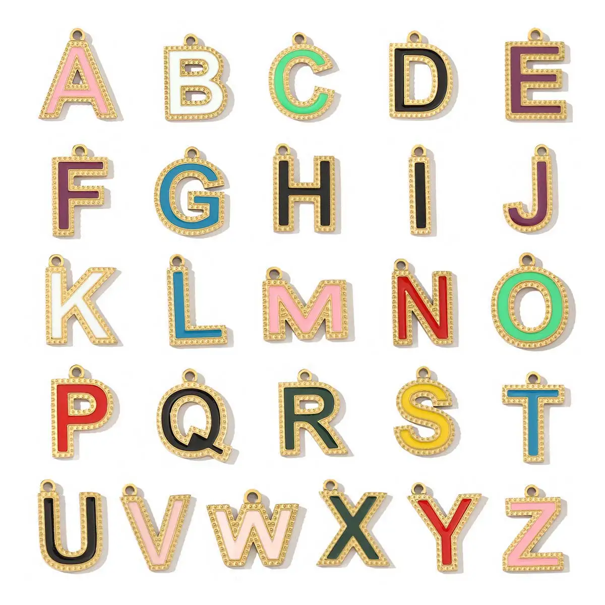 

26 шт./партия, подвеска в виде букв алфавита