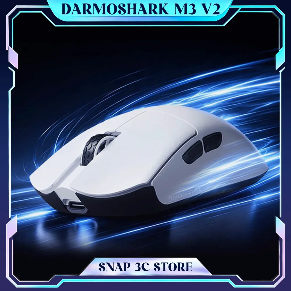 Darmoshark M3 V2 8000Hz Wireless Gaming Mouse PAW3395 Sensor 26K DPI Ultra-Lightweight E-Sports Mice Macro Programmable 8K Mouse