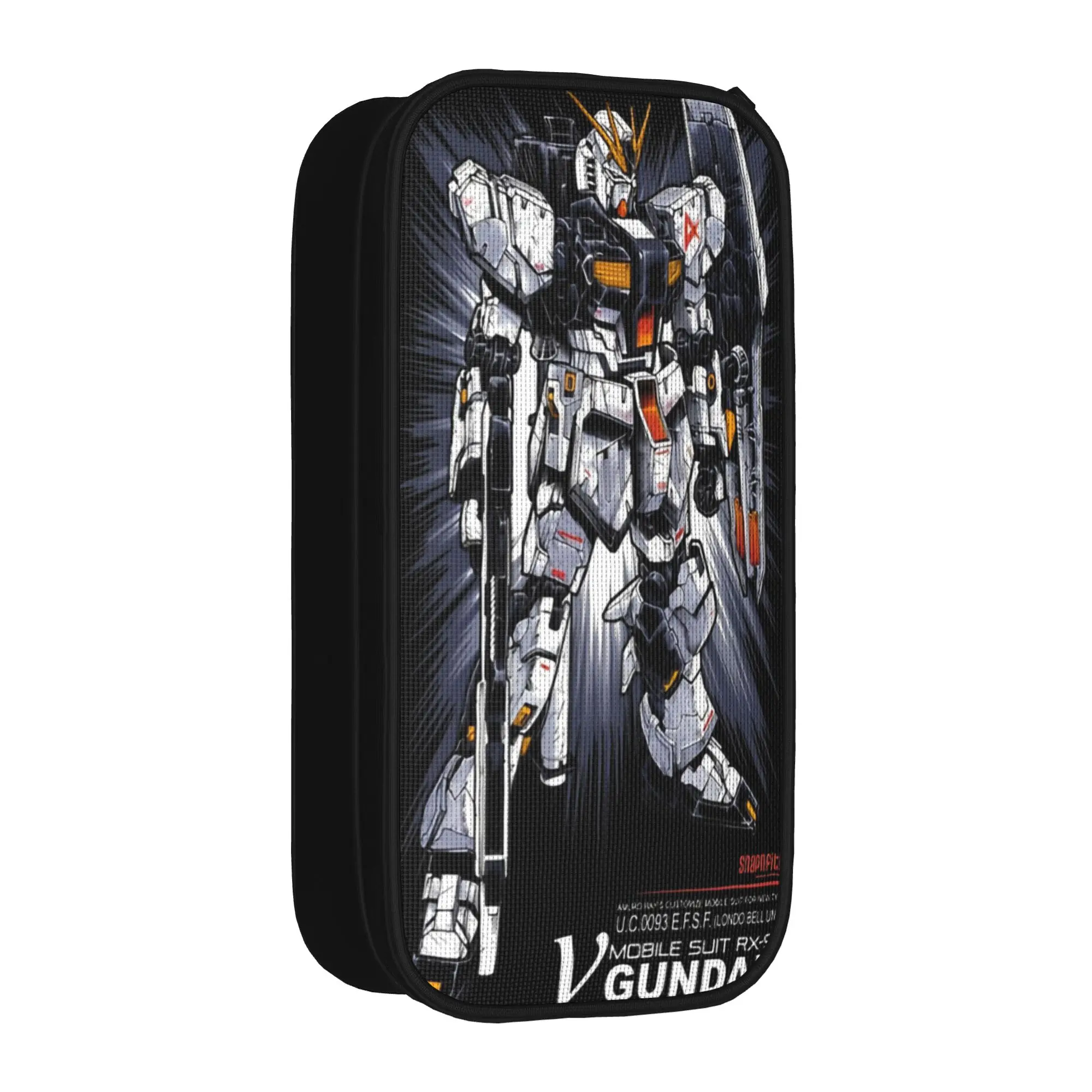 Large Capacity Pencil Pouch MOBILE SUIT GUNDAMs manga anime School Supplies Double Layer Pencil Case Stationery