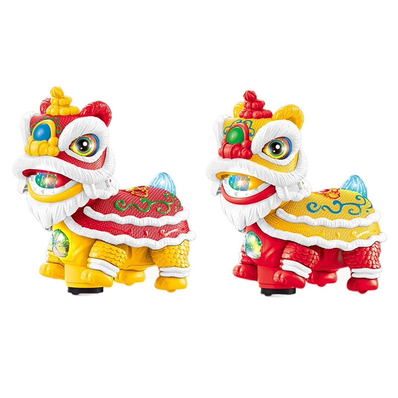 

Chinese Lion Dance Toys, Electric Lion Dance With Lights And Music, Funny Shaking Heads Lion Dance Toys For Kids