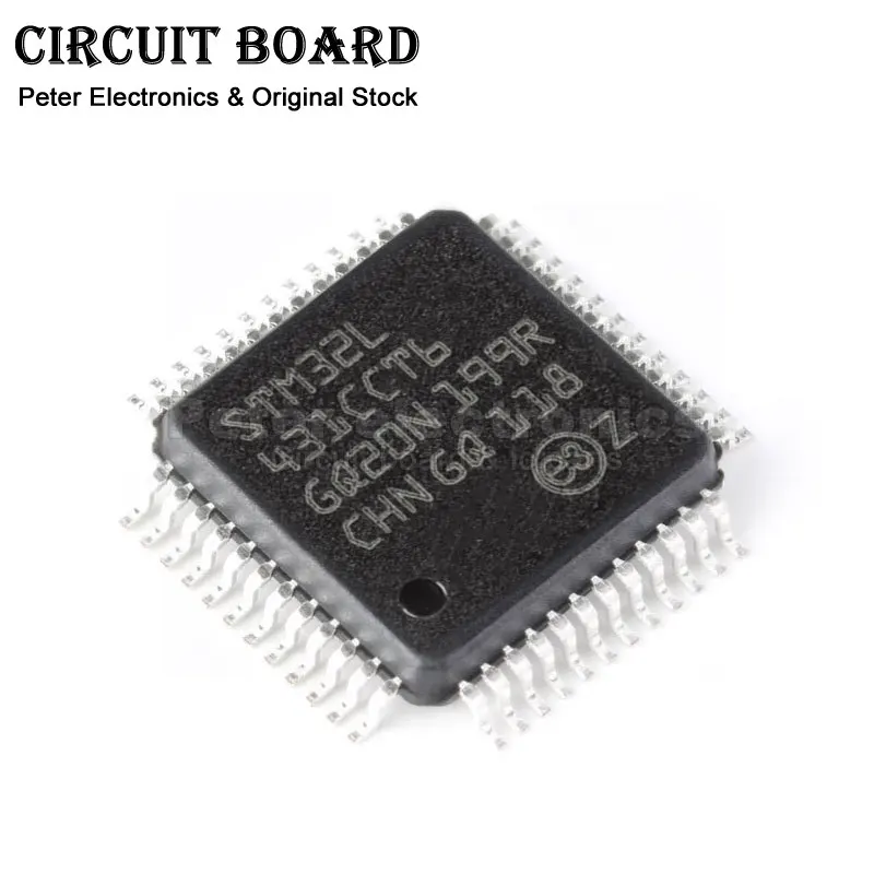 STM32L431CCT6 STM32L 431CCT6 LQFP-48 256KB 1.71V~3.6V ARM-M4 64KB STM32L431CCT6TR Microcontrollers Available (1pcs)