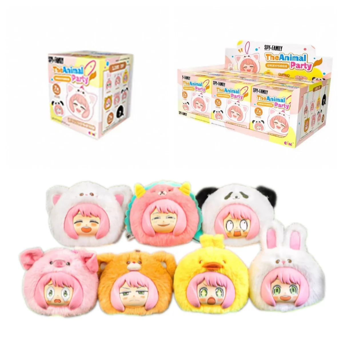 

In Stock Spy FAMILY Playing House Animal Party Series Vinyl Blind Box Anime Figure Pendants Dolls Decorative Toys Surrounding