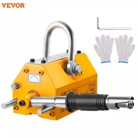 VEVOR 100KG-2000KG Permanent Magnetic Lifter Pulling Capacity 2.5 Safety Factor Neodymium & Steel Lifting Magnet Lift Magnets