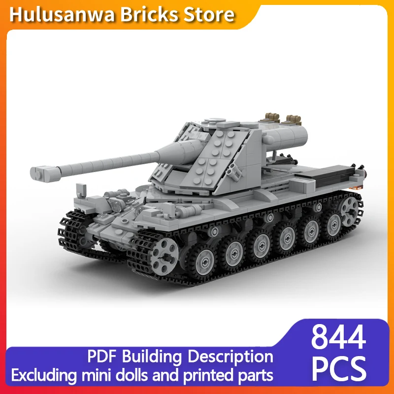 

Kranvagn Modern Military Tanks Model MOC Building Bricks War Equipment Modular Technology Gifts Holiday Assemble Children Toys