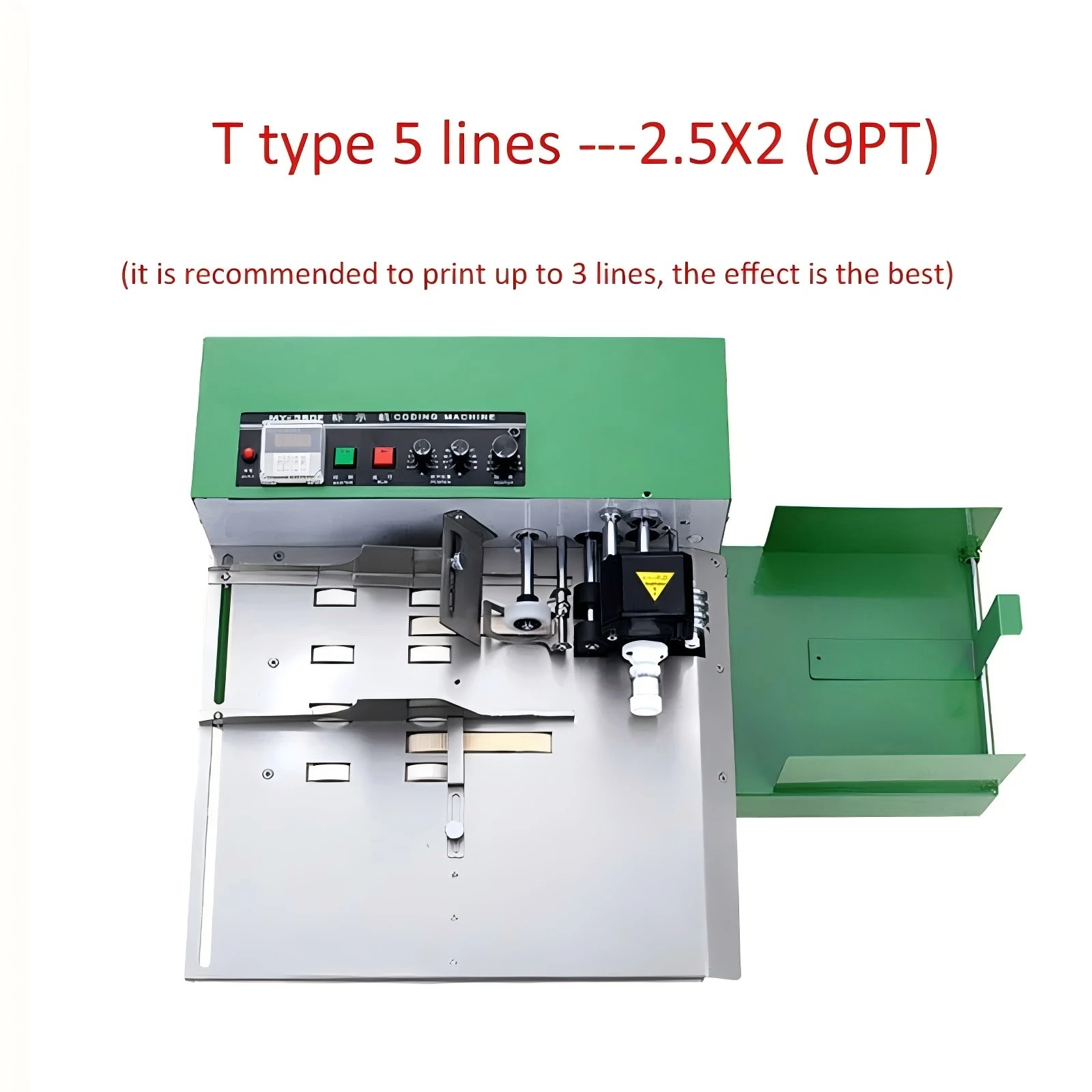 Ink Wheel Black Printing Marking Machine Continuous Automatic Coding Machine Steel Printing Production Date Printer