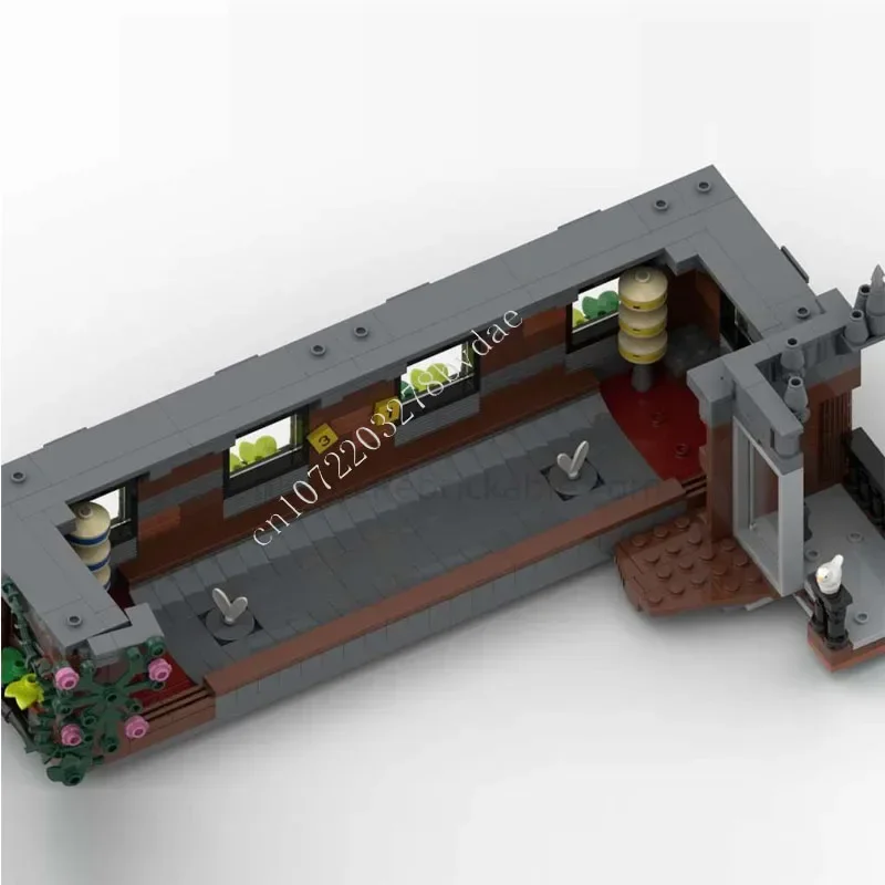 2567PCS The Downtown Pub | Modular BuildingMOC Creative street view Model Building Blocks Architecture  Assembly Model Toys Gif