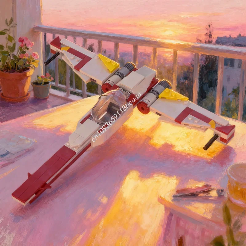 

135pcs MOC Z Headhunter ALT Star Battle Model Building Blocks Toys Architecture Creative Idea Education Christmas Gifts Brick
