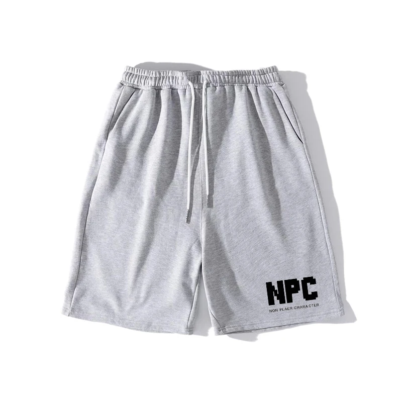 NPC Item Synthesis Summer New Arrival Sports Shorts Men New Comfortable Elastic Waist Clothing Male Breathable Short Trousers