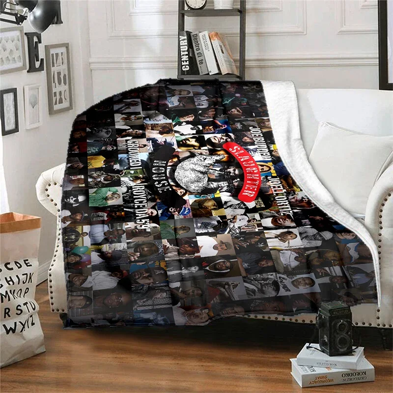 Rap Wu T-TANG Clans Series Sign Blanket Children's High Quality Flannel  Soft and Comfortable Home Travel Blankets