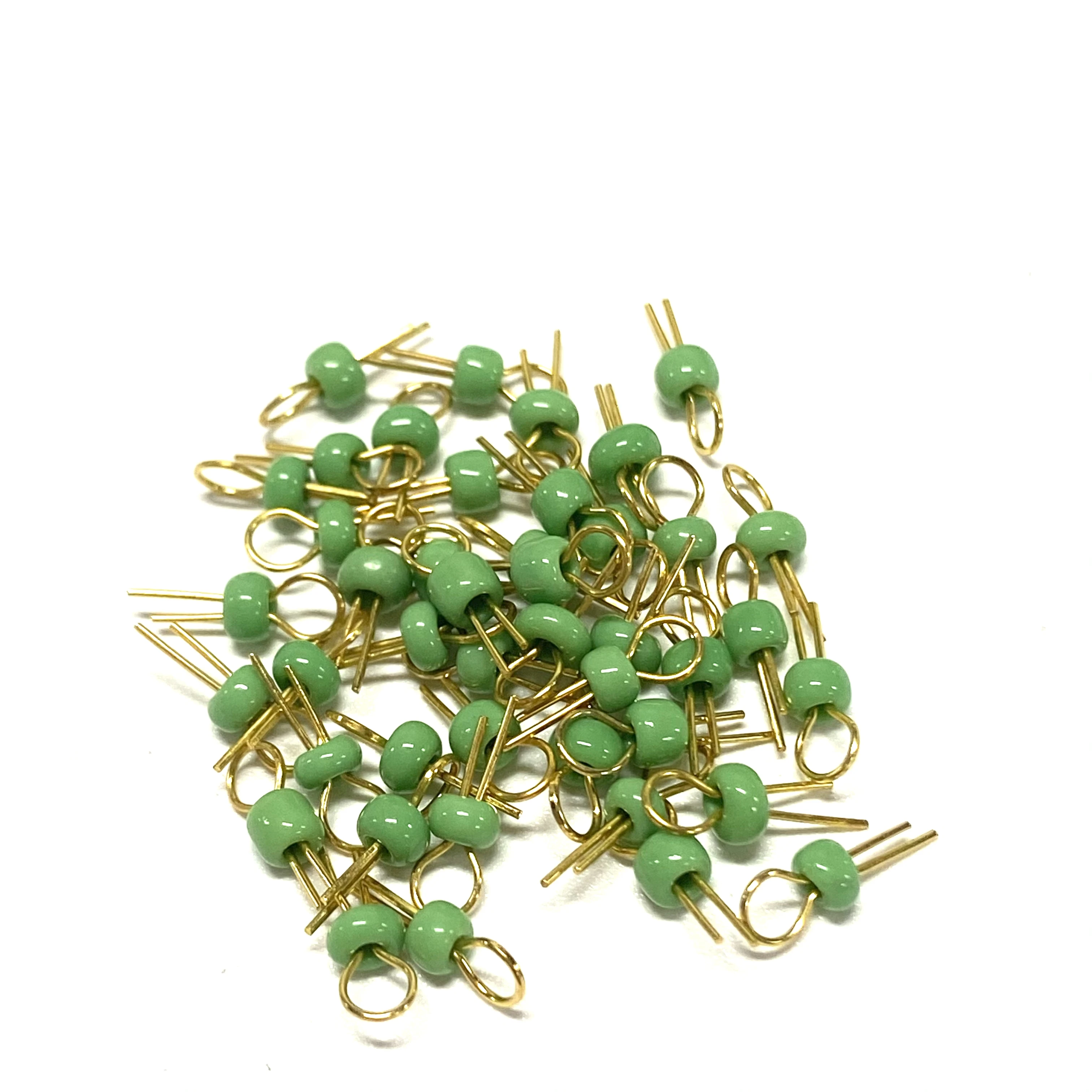 100pcs/Lot PCB Test Point THM Bead Gold Plated Ceramic Test Loop Circuit Board Test Pin Resist High Temperature Loop Terminals